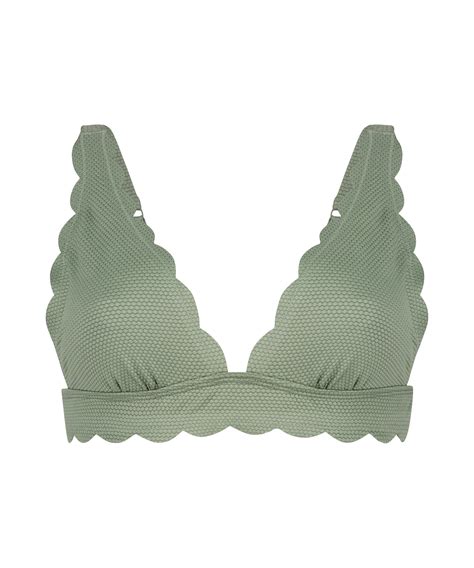 Out From Under Chloe Scallop Triangle Bikini Top